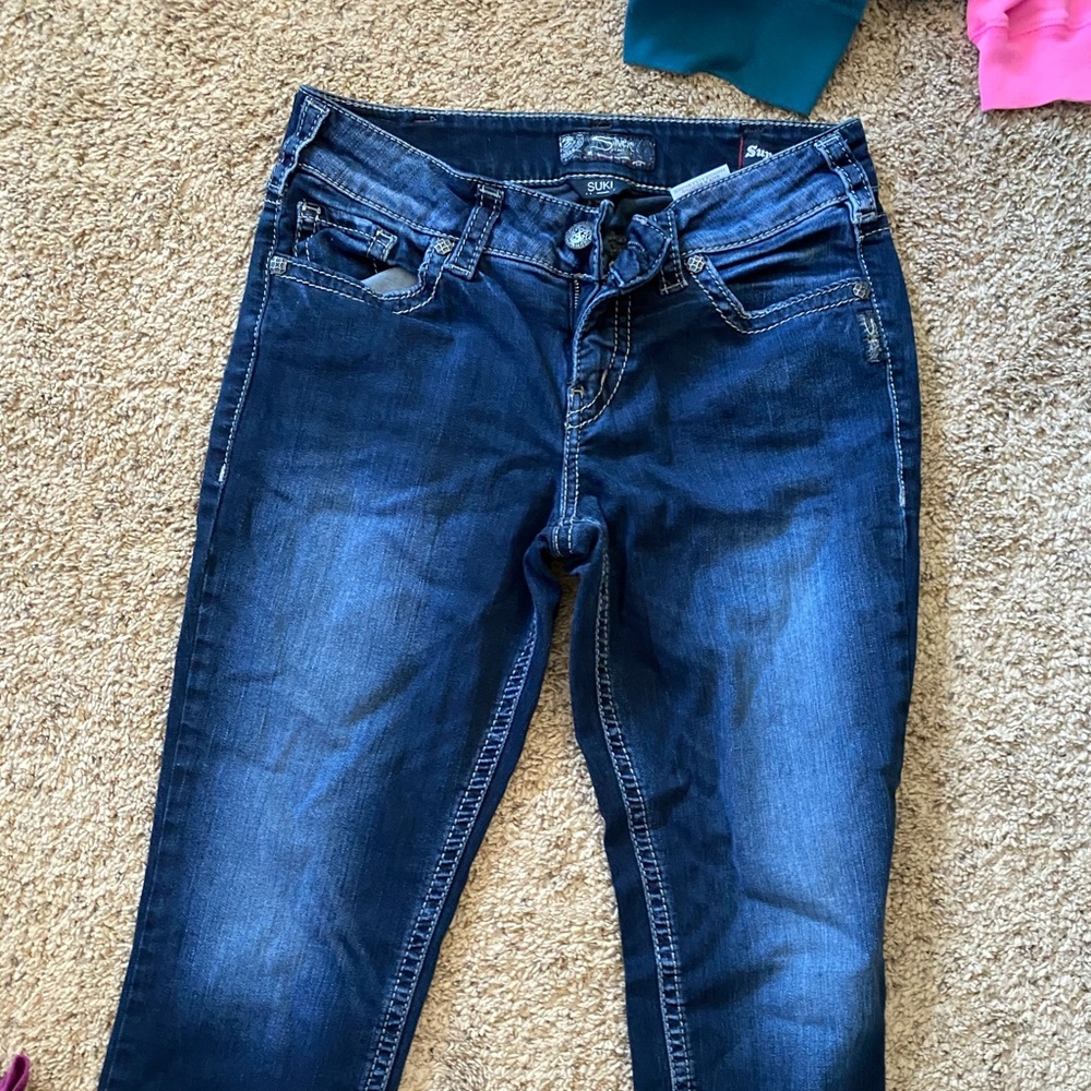 SILVER CAPRI JEANS
